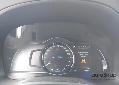 2019 Hyundai Ioniq Hybrid Limited from USA, damaged, VIN KMHC05LC2KU163708